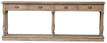 Augustus Farmhouse Console Table - Reclaimed Elm at Online8 Furniture Auckland NZ