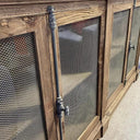Reclaimed Elm Sideboard with Chickenwire Doors at Online8 Furniture Auckland NZ
