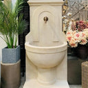 Roman Stone Sienna Fountain With Flange & Spout at Online8 Furniture Auckland NZ