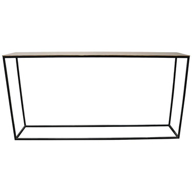 Rumba Console Table - Antique Brass 163cm at Online8 Furniture Auckland NZ