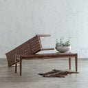 Rupert Bench Tan Leather at Online8 Furniture Auckland NZ