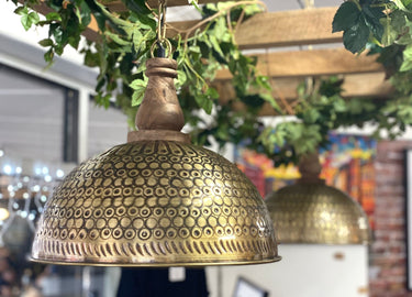 Sefrou Brass Hanging Light at Online8 Furniture Auckland NZ