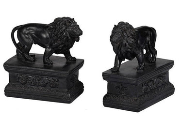 Set of Lion Bookends at Online8 Furniture Auckland NZ