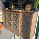 Sideboard Reclaimed Elm with Zinc Door Panels at Online8 Furniture Auckland NZ