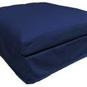 Slip Cover - Bleu - Ottoman at Online8 Furniture Auckland NZ