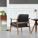 Spencer Mid-Century Armchair Black at Online8 Furniture Auckland NZ
