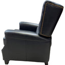 Stratford Leather Recliner Chair - Belon Black at Online8 Furniture Auckland NZ