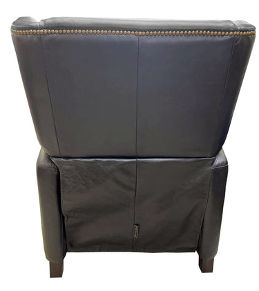 Stratford Leather Recliner Chair - Belon Black at Online8 Furniture Auckland NZ