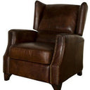 Stratford Leather Recliner Chair - Vintage Cigar at Online8 Furniture Auckland NZ