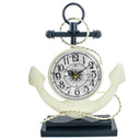 Metal Anchor Table Clock at Online8 Furniture Auckland NZ