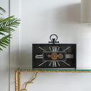 Table Clock with Gears at Online8 Furniture Auckland NZ