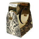 Table Clock With Snake Skin Design Base at Online8 Furniture Auckland NZ