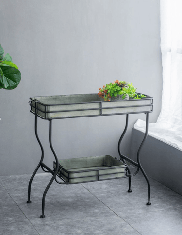 Tray Table Galvanized Indoor|Outdoor at Online8 Furniture Auckland NZ