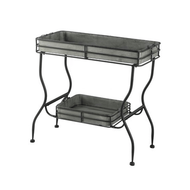 Tray Table Galvanized Indoor|Outdoor at Online8 Furniture Auckland NZ