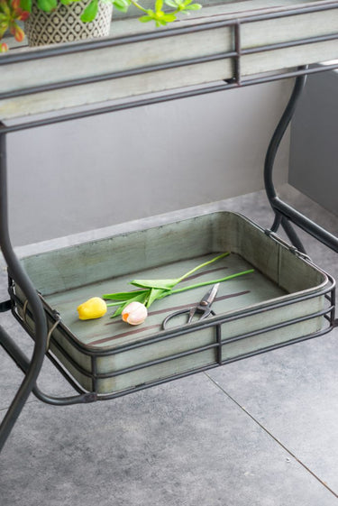 Tray Table Galvanized Indoor|Outdoor at Online8 Furniture Auckland NZ