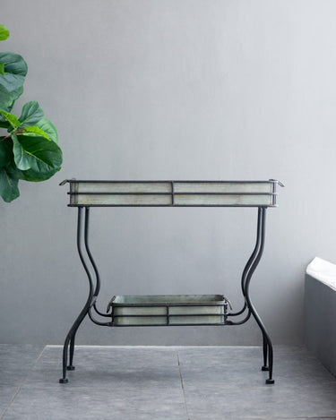 Tray Table Galvanized Indoor|Outdoor at Online8 Furniture Auckland NZ