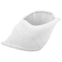 Tulip Shell Planter White 26x15 cm at Online8 Furniture Auckland NZ