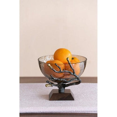 Twig Bowl in Antique Nickel Finish at Online8 Furniture Auckland NZ