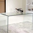 U Glass Hall Table at Online8 Furniture Auckland NZ