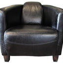 Vanguard Armchair - Belon Black at Online8 Furniture Auckland NZ