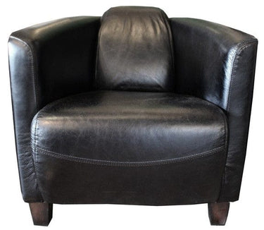 Vanguard Armchair - Belon Black at Online8 Furniture Auckland NZ