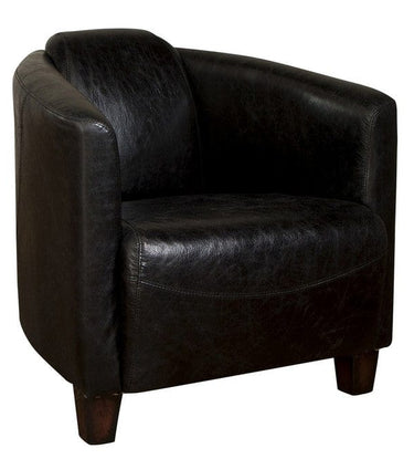 Vanguard Armchair - Belon Black at Online8 Furniture Auckland NZ