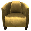 Vanguard Armchair - Mustard Velvet at Online8 Furniture Auckland NZ