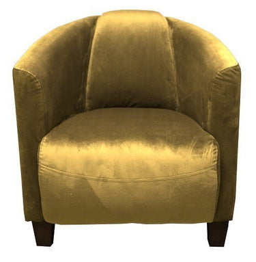 Vanguard Armchair - Mustard Velvet at Online8 Furniture Auckland NZ