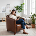 Vanguard Vintage Leather Armchair - Vintage Cigar at Online8 Furniture Auckland NZ