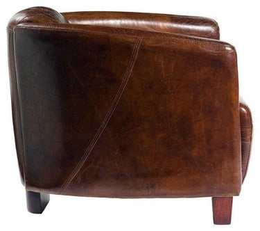 Vanguard Vintage Leather Armchair - Vintage Cigar at Online8 Furniture Auckland NZ