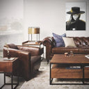 Vanguard Vintage Leather Armchair - Vintage Cigar at Online8 Furniture Auckland NZ