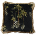 Velvet Palm Tree Cushion 45x45cm at Online8 Furniture Auckland NZ