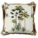 Velvet Palm Tree Cushion 45x45cm at Online8 Furniture Auckland NZ