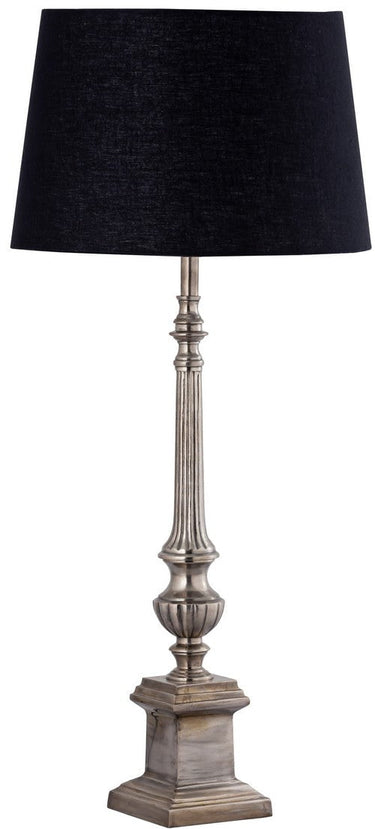 Vienna Table Lamp - Silver Antique at Online8 Furniture Auckland NZ