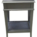 Villa Bedside Table - Black Poplar at Online8 Furniture Auckland NZ