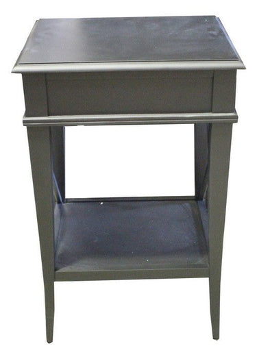 Villa Bedside Table - Black Poplar at Online8 Furniture Auckland NZ