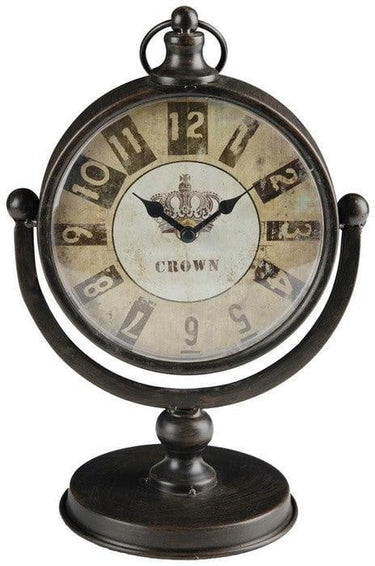 Vintage Inspired Table Clock at Online8 Furniture Auckland NZ