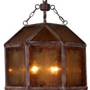 Vintage Pendant Light Antique Brass/Smoke Glass at Online8 Furniture Auckland NZ