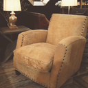 Vito Leather Armchair - Camel at Online8 Furniture Auckland NZ