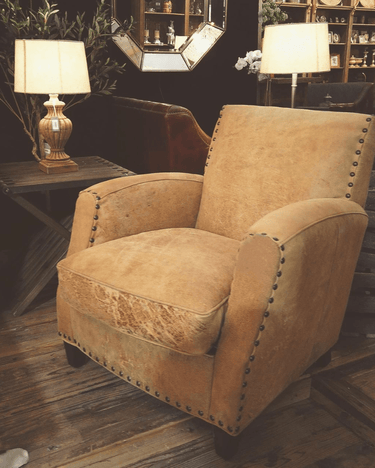 Vito Leather Armchair - Camel at Online8 Furniture Auckland NZ