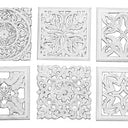 Wall Accents - Set of 6 at Online8 Furniture Auckland NZ