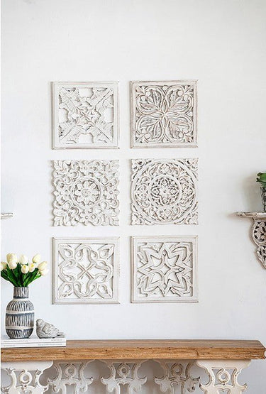 Wall Accents - Set of 6 at Online8 Furniture Auckland NZ