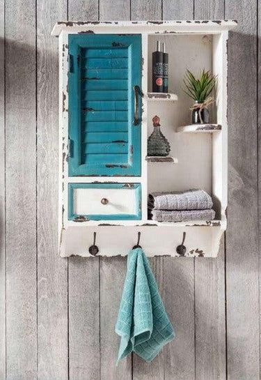 Wall Cabinet with Coat Hooks at Online8 Furniture Auckland NZ
