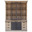Industrial Wall Unit with Sliding Barn Doors at Online8 Furniture Auckland NZ