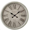 Westminster Wall Clock - Antique White at Online8 Furniture Auckland NZ