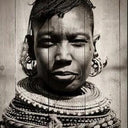Large Wood Panel Afro Art - Daughter's Gaze at Online8 Furniture Auckland NZ