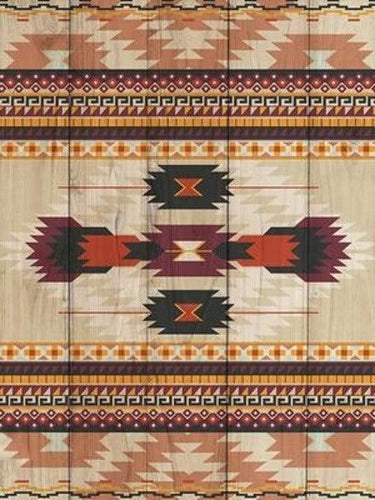 Wood Panel Art - Tribal Weave IV at Online8 Furniture Auckland NZ