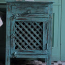 Wooden Carved Bedside Table at Online8 Furniture Auckland NZ
