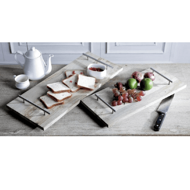 Wooden Platter Set of 2 at Online8 Furniture Auckland NZ