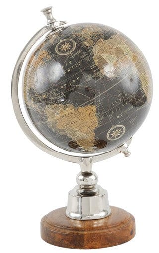 World Globe with Wooden Base at Online8 Furniture Auckland NZ